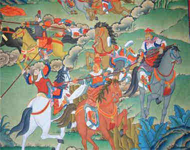 ༄༅།།ཁྲོ་ཐུང་ཉ་ཚ་ཨ་བརྟན་གྱིས་བླངས་པའི་གླུ།