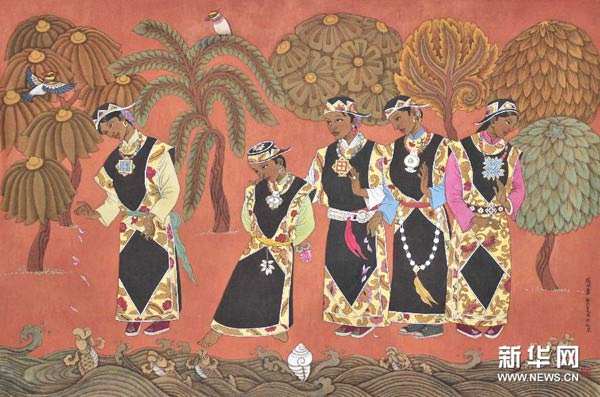 བོད་ལྗོངས་ཀྱི་ཐང་ག་བརྒྱ་ཞེས་པ་སྐབས་དང་པོའི་བོད་ལྗོངས་ཀྱི་དངོས་མང་འགྲེམ་ཚོགས་སུ་འགྲེམ་སྟོན་བྱ་རྒྱུ་རེད།