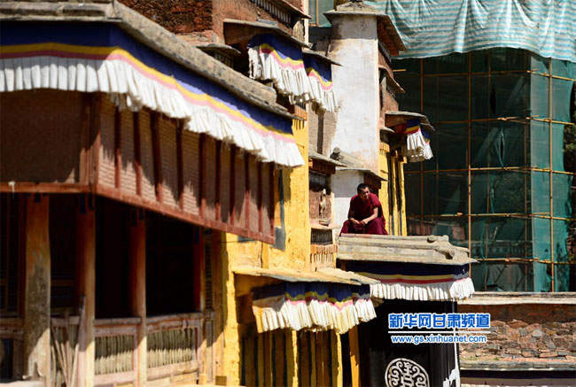 བླ་བྲང་བཀྲ་ཤིས་འཁྱིལ་ཉམས་གསོ་བྱེད་བཞིན་ཡོད་པ།