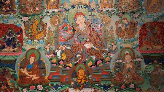༄༅། །རེབ་གོང་ལྷ་རིས་སྒྱུ་རྩལ་ཁང་བྱུང་ཚུལ།