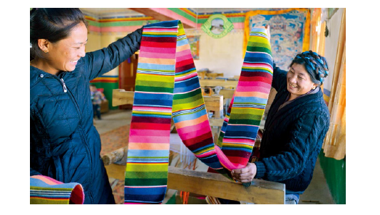 ༄༅། །འཐག་དྲུབ་ལག་རྩལ་གྱིས་བདེ་ཞིང་སྐྱིད་པའི་འཚོ་བ་བསྐྲུན།