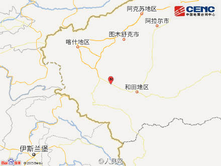 ཞིན་ཅང་ཕི་ཧྲན་རྫོང་དུ་ཚད་རིམ་6.5ཅན་གྱི་ས་འགུལ་བྱུང་འདུག