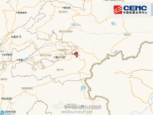 ཁེར་གྷི་སི་ཐན་དུ་ས་འགུལ་རིམ་པ་6.0 བྱུང་།