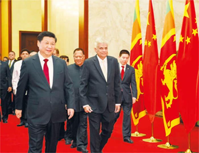 ཞི་ཅིན་ཕིང་གིས་སང་གྷ་ལའི་ཙུང་ལི་ཝེ་ཁི་མ་ཞིན་ཧ་དང་མཇལ་འཕྲད་གནང་།
