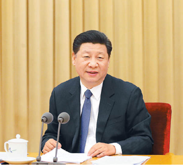 ཞི་ཅིན་ཕིང་གིས་རྒྱལ་ཡོངས་ཆོས་ལུགས་ལས་ཀའི་གྲོས་ཚོགས་སྟེང་གསུང་བཤད་གལ་ཆེན་གནང་བ།