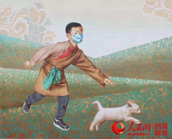 བོད་ལྗོངས་ཀྱི་སྒྱུ་རྩལ་མཁས་ཅན་གྱིས་བྲིས་པའི་ས་མཐོས“རིམས་ནད”འགོག་རྒོལ་བྱེད་པའི་བརྩམས་ཆོས།