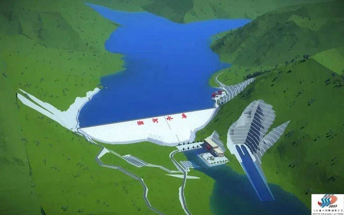 བོད་ལྗོངས་ཤངས་ཆུ་ཆུ་བེད་ལྟེ་བའི་ལས་གྲྭས་ཆུ་བཀག་པ།