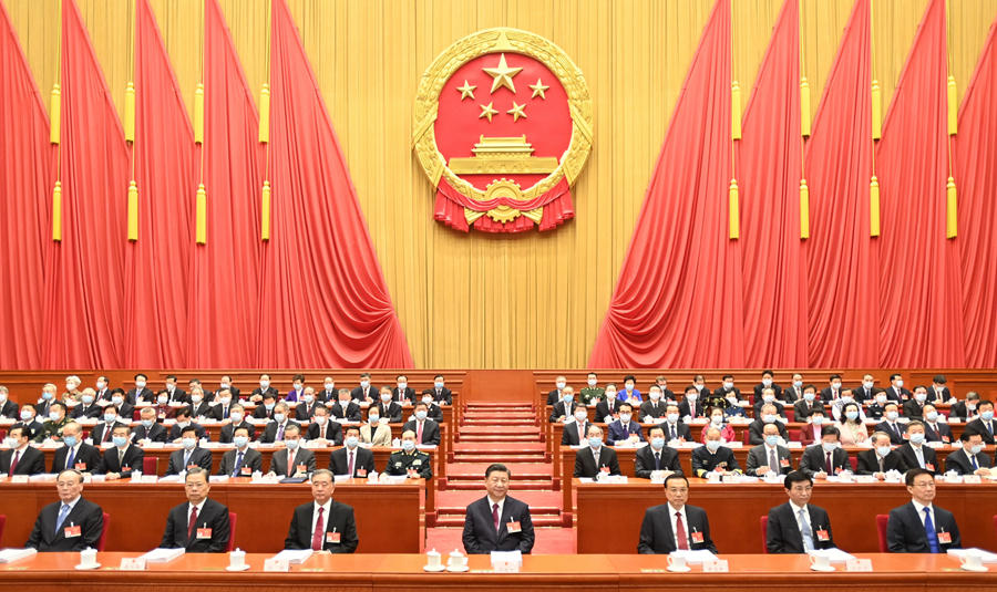 སྐབས13པའི་རྒྱལ་ཡོངས་མི་དམངས་འཐུས་ཚོགས་གྲོས་ཚོགས་ཐེངས་བཞི་པ་འཚོགས་པ།