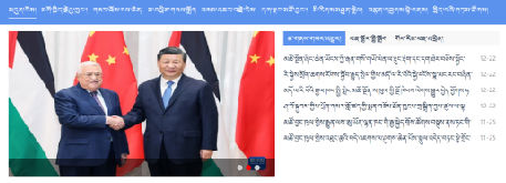 མཚོ་བྱང་བོད་རིགས་རང་སྐྱོང་ཁུལ་མི་དམངས་སྲིད་གཞུང་གི་བོད་ཡིག་ཐེམ་སྒོའི་དྲ་ཚིགས་དངོས་སུ་ཤར་གཏོང་བྱས་ཏེ་འཁོར་སྐྱོད་བྱས།