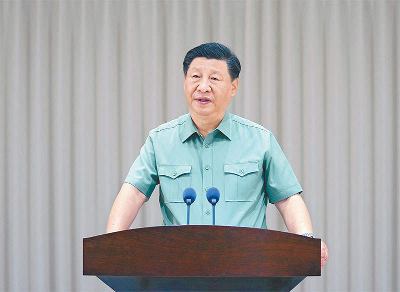 ཞི་ཅིན་ཕིང་གིས་ཤར་རྒྱུད་འཐབ་ཁུལ་ལས་ཁུངས་ལ་གཟིགས་ཞིབ་གནང་། 